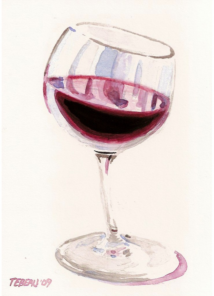 Day 11 of 30 Paintings in 30 Days: “Red Wine Buzz” (SOLD)