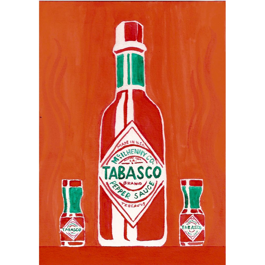 30 Paintings in 30 Days, Day Five: “Tabasco (Large & Small)” (SOLD)