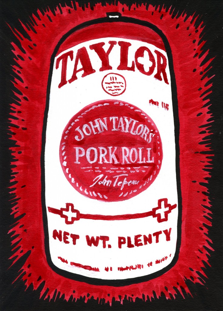 30 Paintings in 30 Days, Day Seven: Taylor Ham (SOLD)