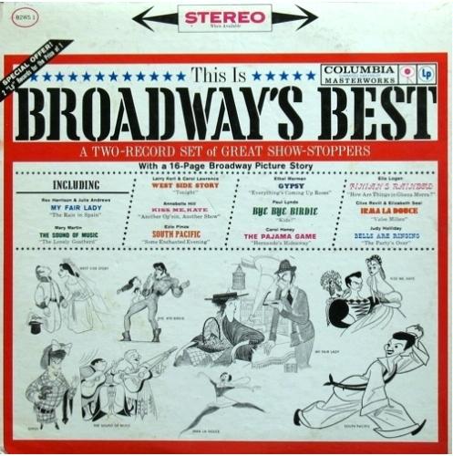 Al Hirschfeld's "Broadway's Best" cover