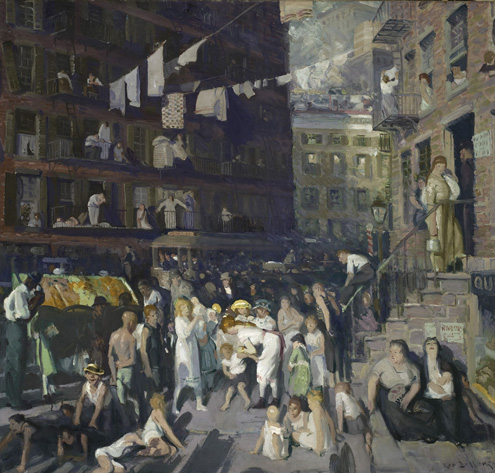 George Bellows "The Cliff Dwellers" (1913)