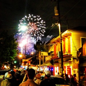 Fireworks Above Frenchmen St.