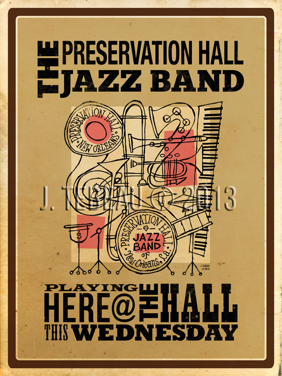 Preservation Hall Poster Winner (and how you too can be a winner)