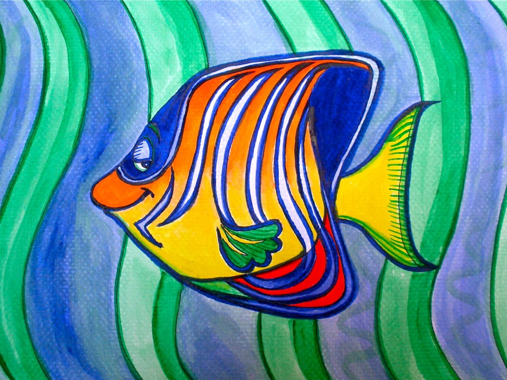 Just a watercolor of a fish I did © 2011