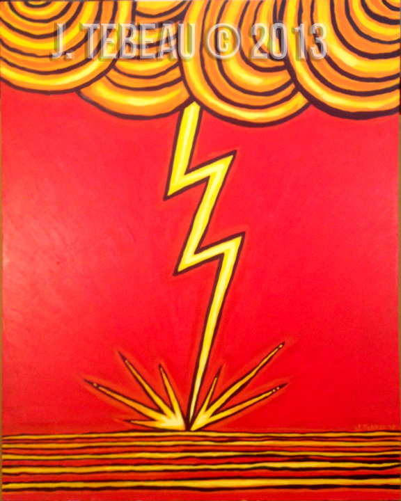 power painting by John Tebeau