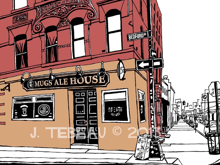 favorite bars of new york: Mugs Alehouse by John Tebeau