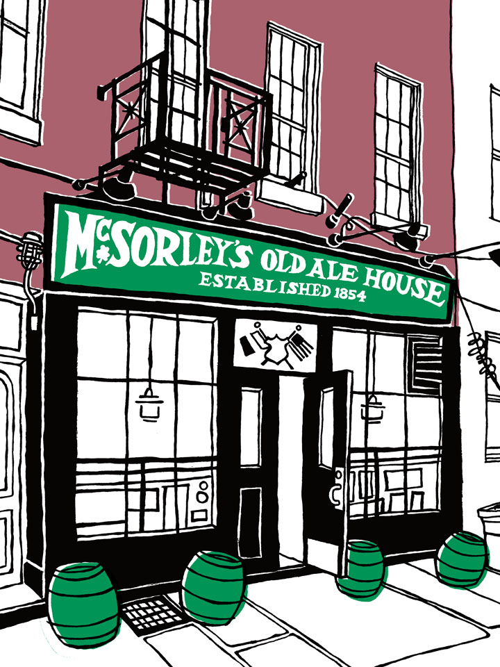 McSorley's (16" by 20")