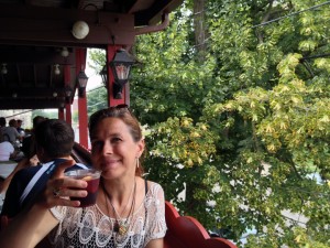 Colleen on the Upper Deck