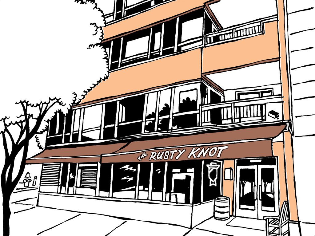 new york beach bars rusty knot