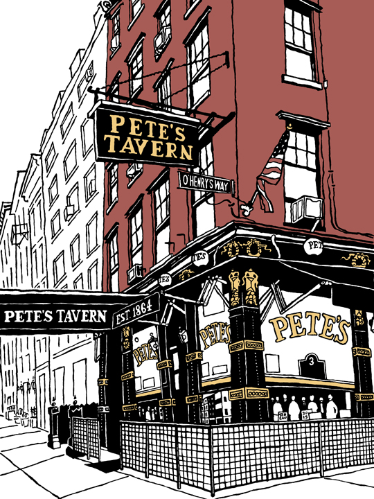 pete's tavern of New York by John Tebeau