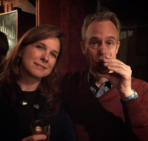 John Tebeau and Colleen Newvine at Amor Y Amargo in New York City