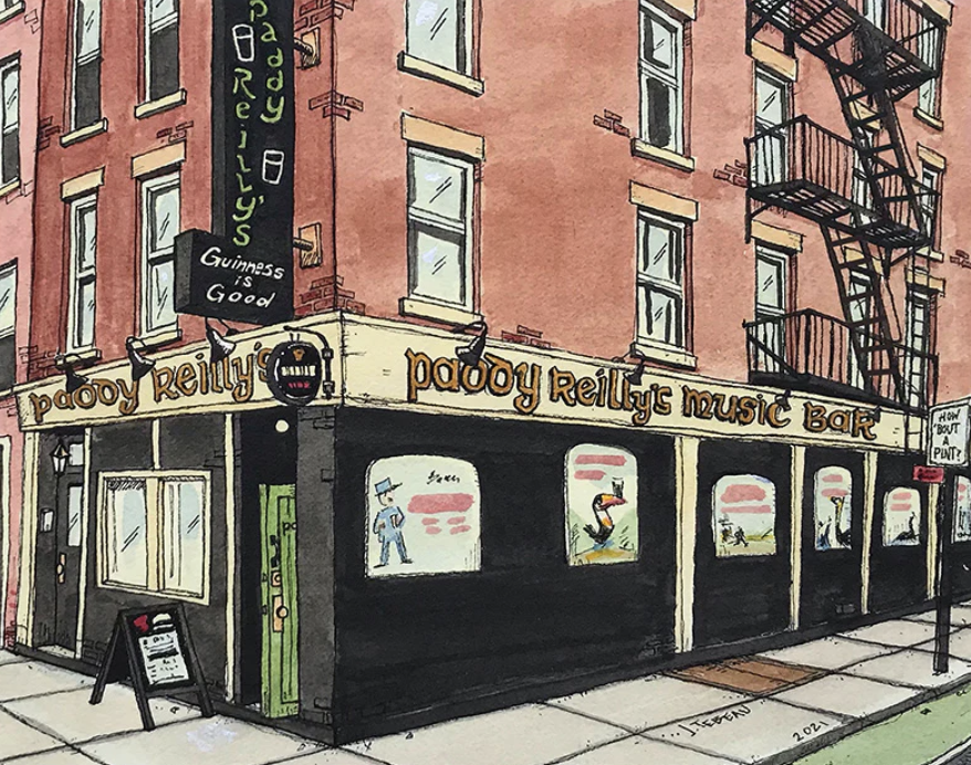 Paddy Reilly's Music Bar of NYC by John Tebeau