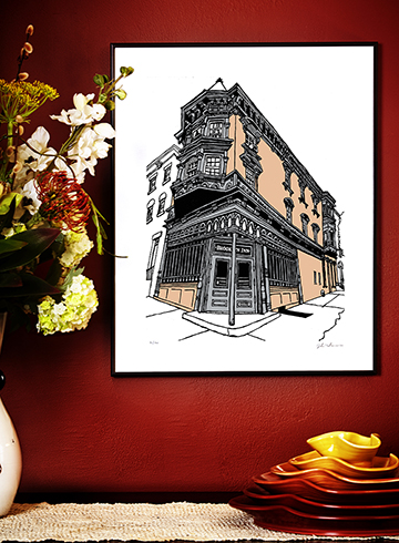 Brooklyn Inn art by NYC artist John

Tebeau