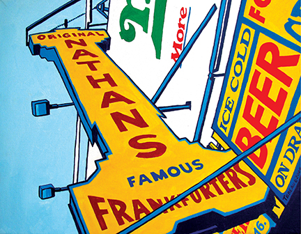 Nathan's of Coney Island NYC restaurant art by John

Great Good Places

Tebeau
